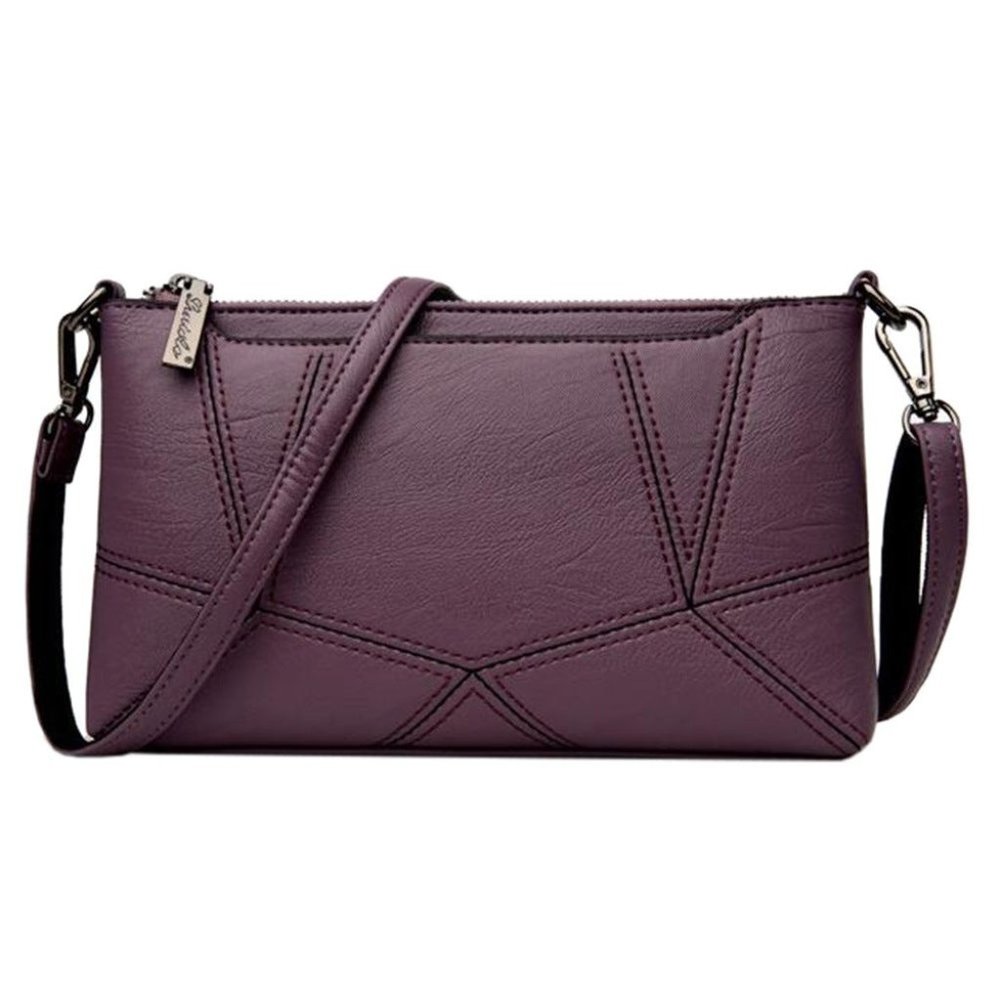 Elegant Pu Leather Handbag Crossbody Bag Practical Shoulder Bag Purse Tote
